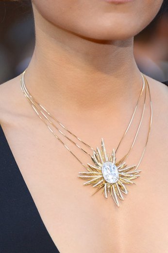 Samantha Barks diamond necklace